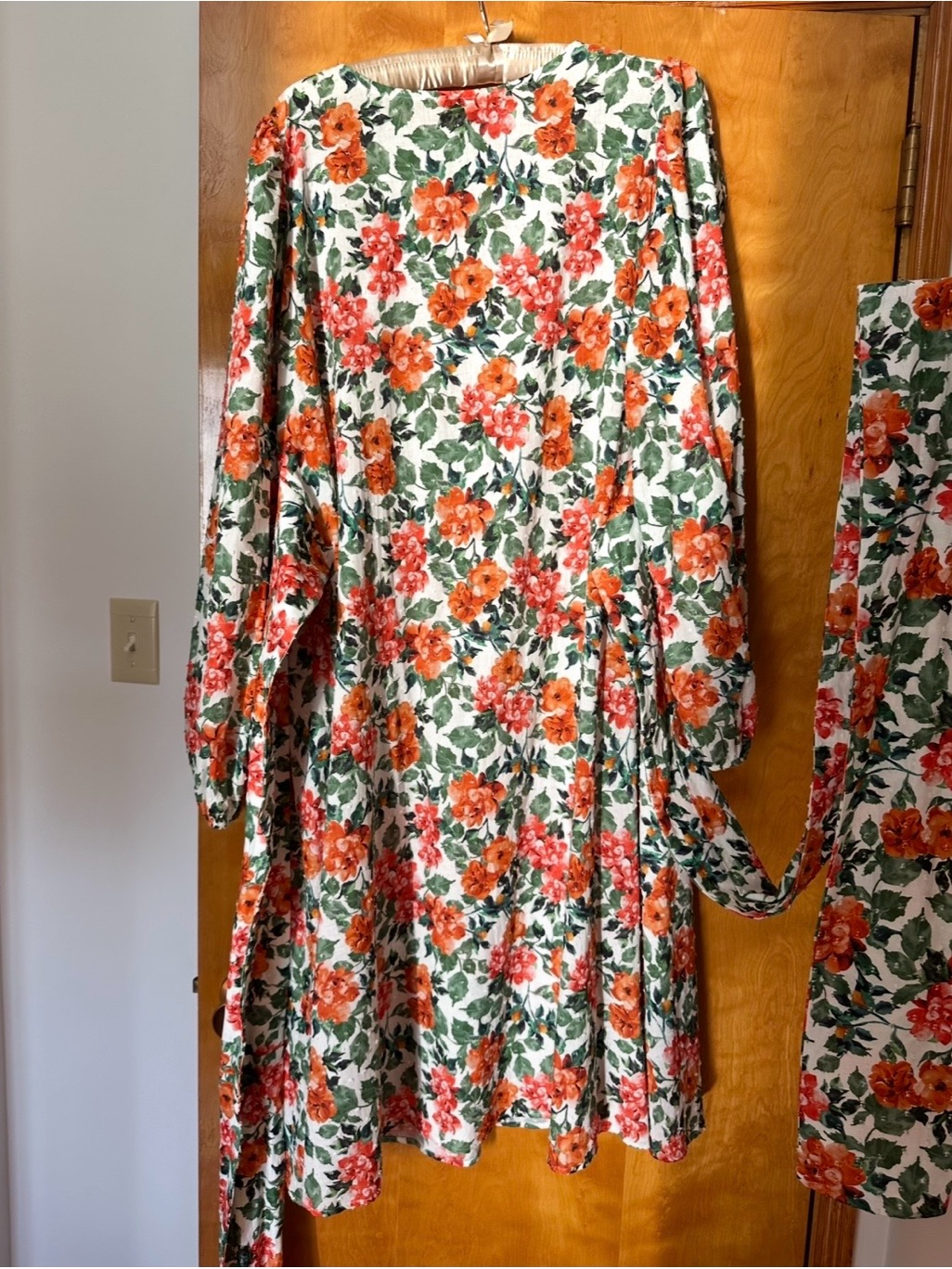 Loud Bodies Floral Cotton Swiss Dot Midi Dress - Xxl - Cottagecore — image 8 of 8